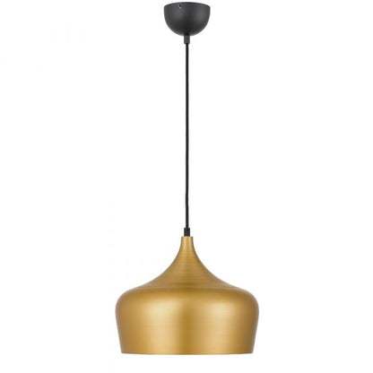 Polk 30 Gold with Black Modern Pendant
