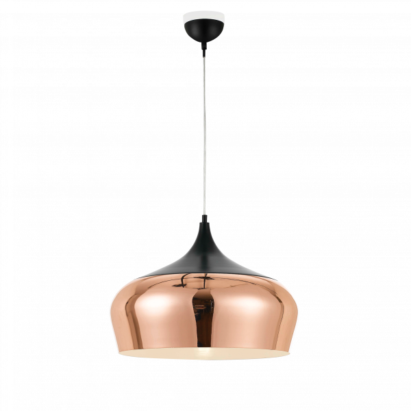 Polk 46 Copper and Black Modern Pendant