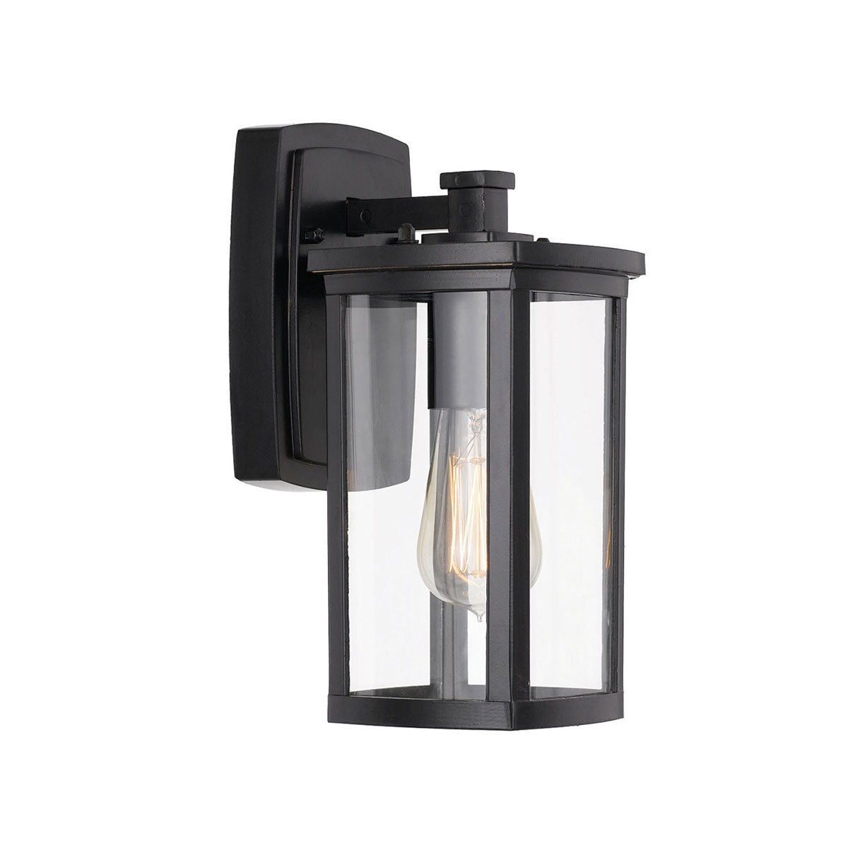 Reese 135 Modern Clear Glass Coach Light Exterior Light