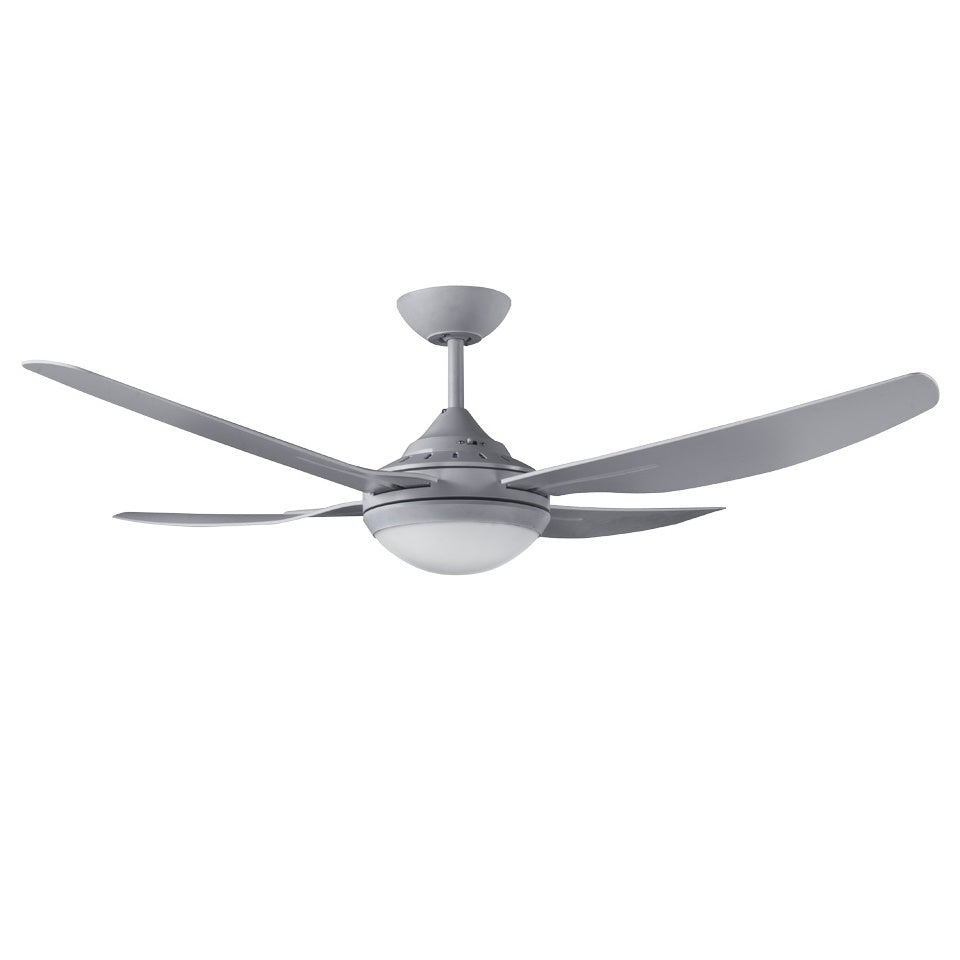 Royale II 1320mm Led Titanium ABS Plastic Contoured 4 Blade Ceiling Fan with Light By Ventair