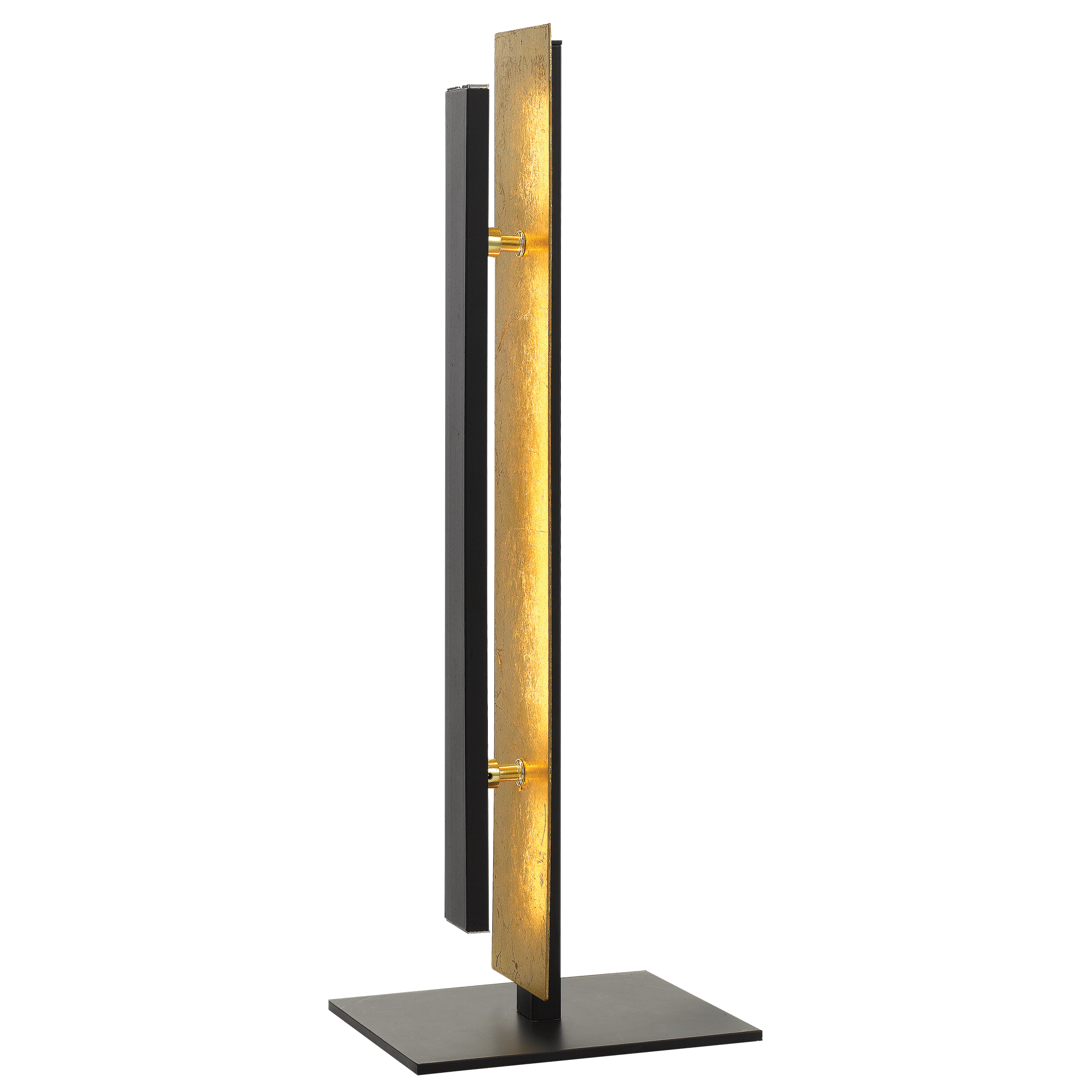 Serano Gold and Black Dual Layer Panel Table Lamp