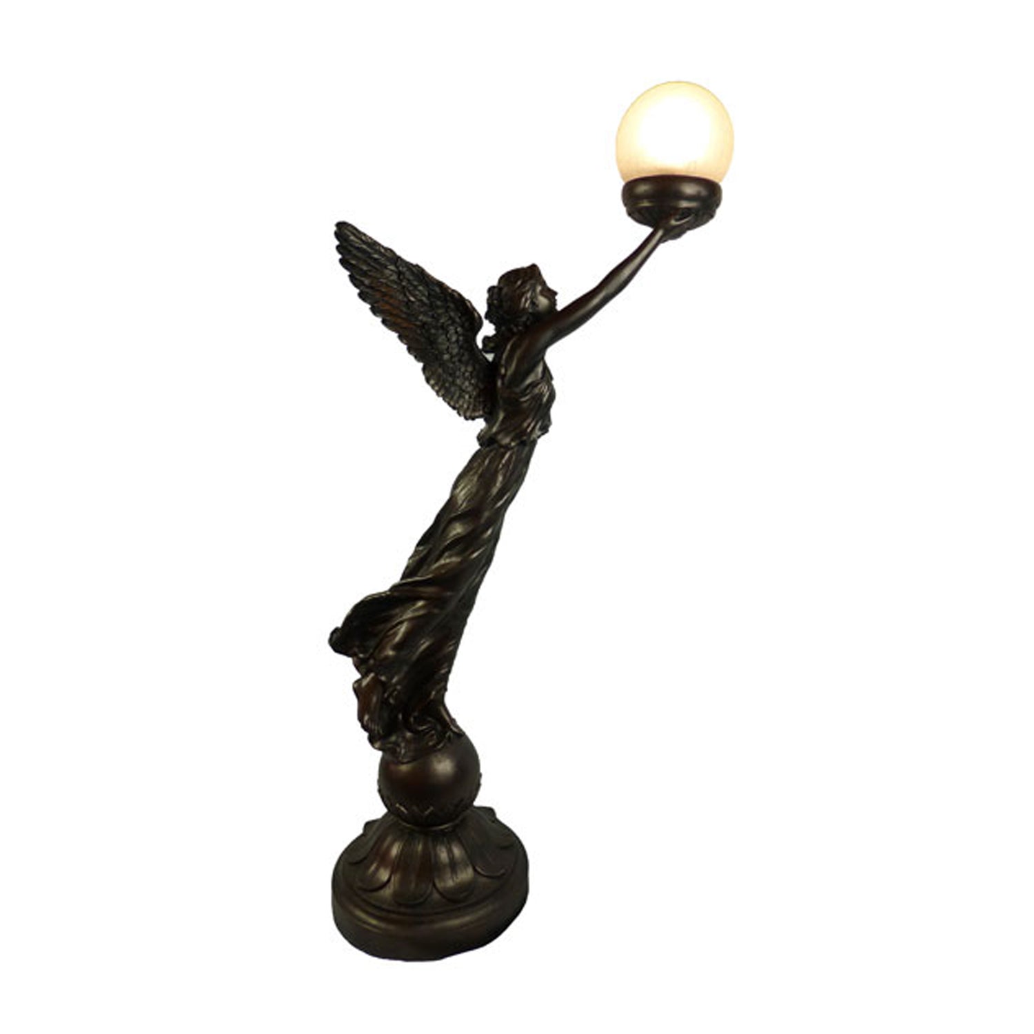 Art Deco Winged Angel Table Lamp TLA-PL023/CLRCKLE