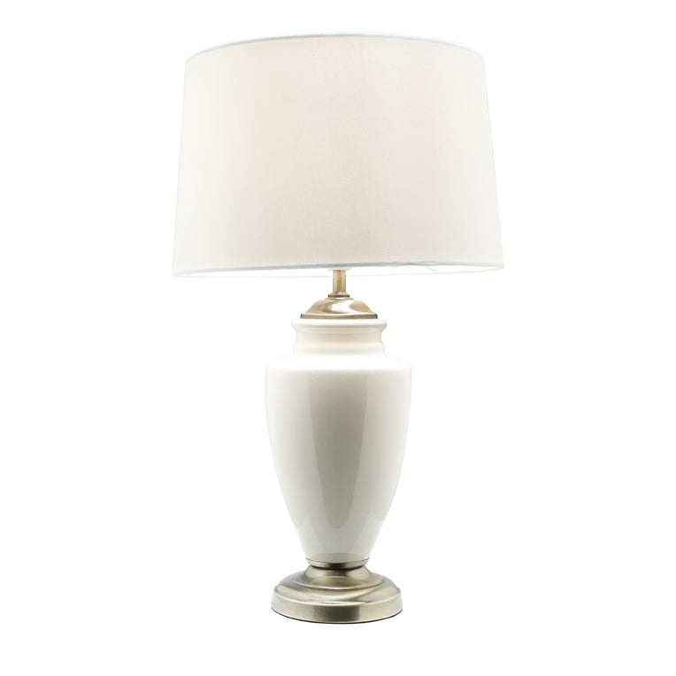 Marie Cream Vase Table Lamp