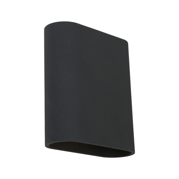 Bowen Black Contemporary Up/Down LED Exterior Wall Light