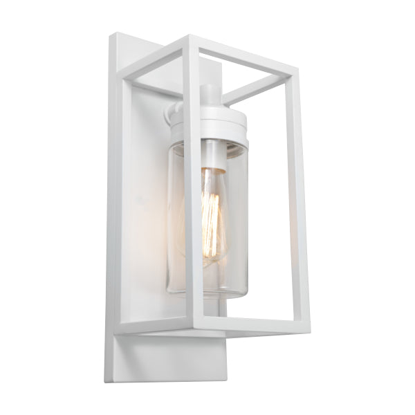 Bryant Box Lantern Exterior Wall Light White