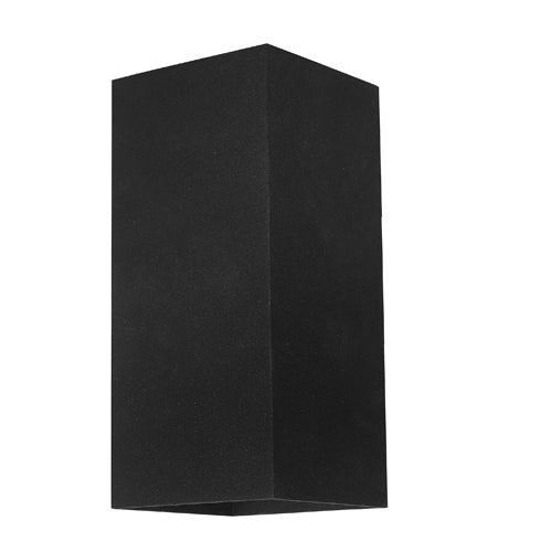 Busselton Up and Down Rectangle Exterior Black Wall Light