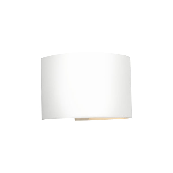 Coolum Exterior Up and Down White Wall Light