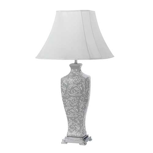 Dono 40 Large Floral Ceramic Table Lamp