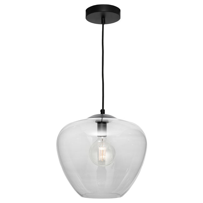 Helena Small Clear Glass Modern Pendant