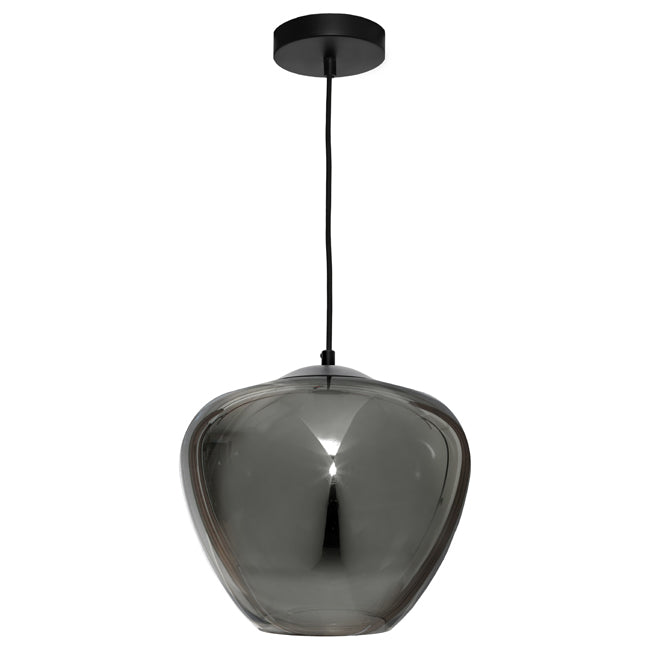 Helena Small Smoke Glass Modern Pendant