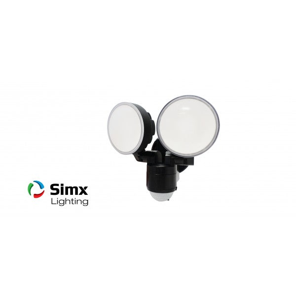 Sensor LED Max 2 Light Black with Sensor Security Spot Light