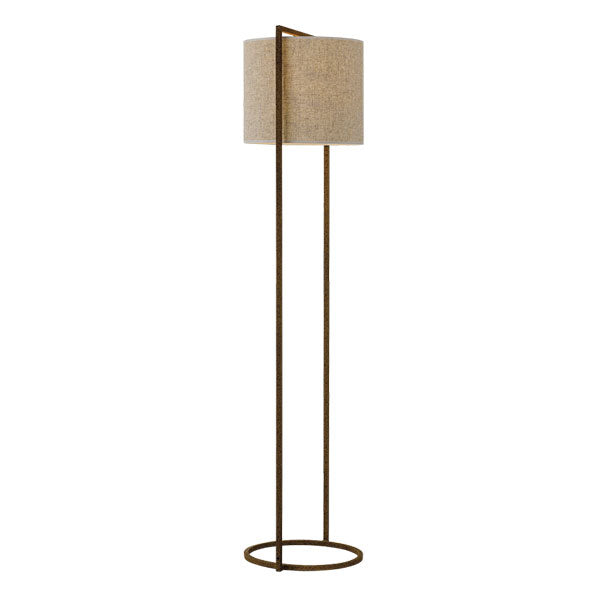 Loftus Rust and Sand Floor Lamp