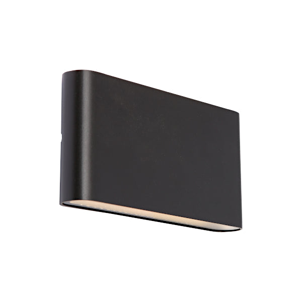 Napa Black Contemporary Up/Down LED Exterior Wall Light