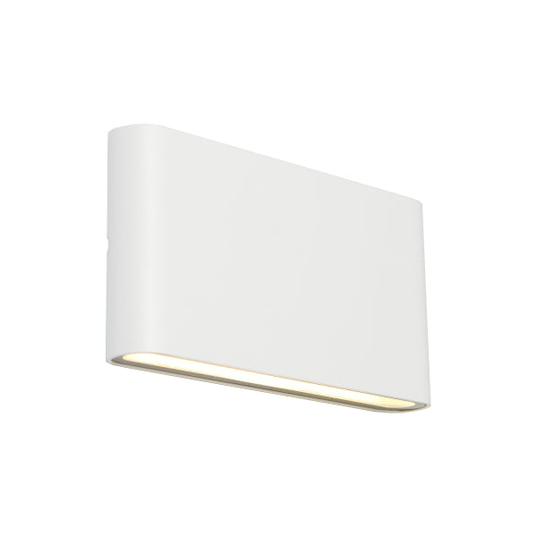 Napa White Contemporary Up/Down LED Exterior Wall Light