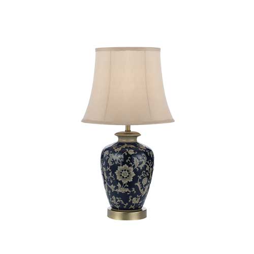 Nashi 33 Ceramic Dark blue Table Lamp