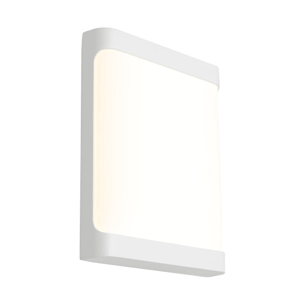 Odessa White Open Modern LED Tri-Colour Exterior