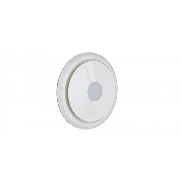 Olson 200 White Round Exhaust Fan with LED Light