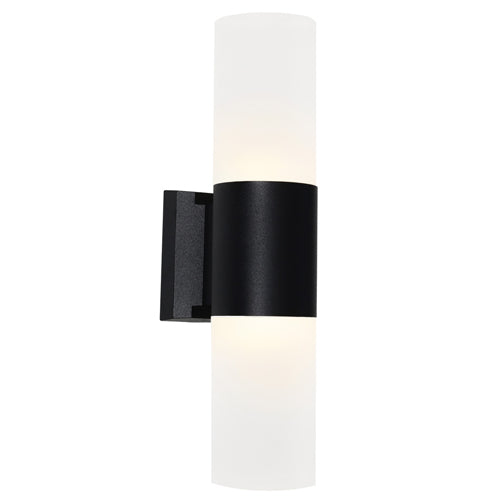 Ottawa Up and Down Black Architectural Exterior Wall Light