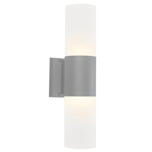Ottawa Up and Down Silver Architectural Exterior Wall Light