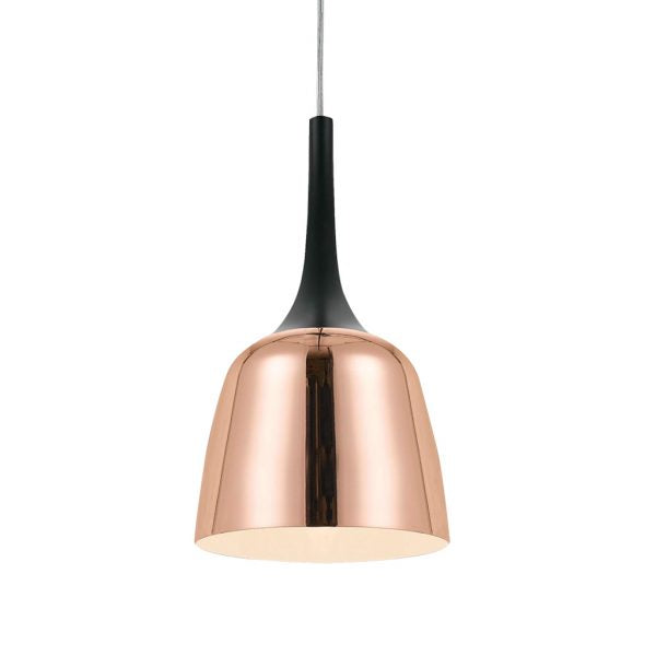 Polk 20 Copper and Black Modern Pendant