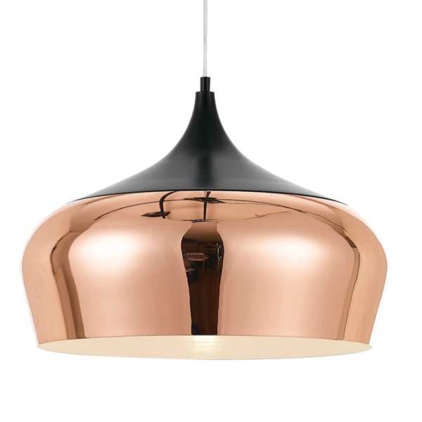 Polk 46 Copper and Black Modern Pendant