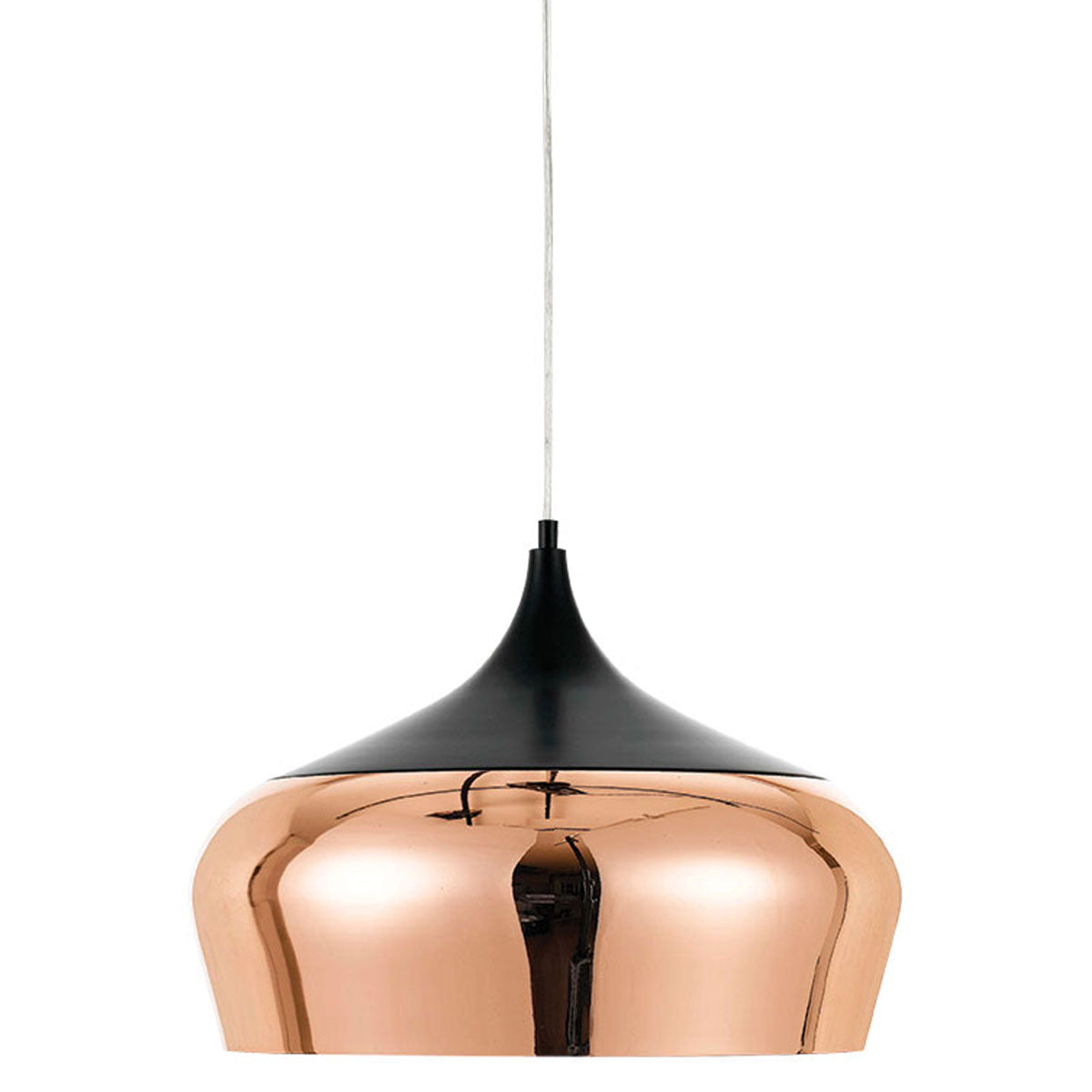 Polk 46 Copper and Black Modern Pendant