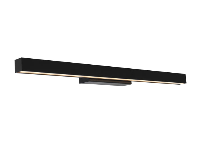 Polo16w Black LED Vanity Wall Light
