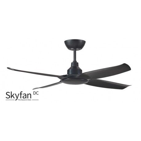 Skyfan 48&quot;/1200mm 4 Blade Black DC Motor Glass Fibre Composite Ceiling Fan