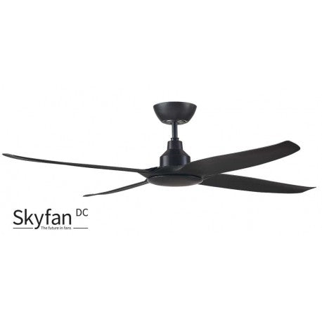 Skyfan 56&quot;/1400mm 4 Blade Black DC Motor Glass Fibre Composite Ceiling Fan