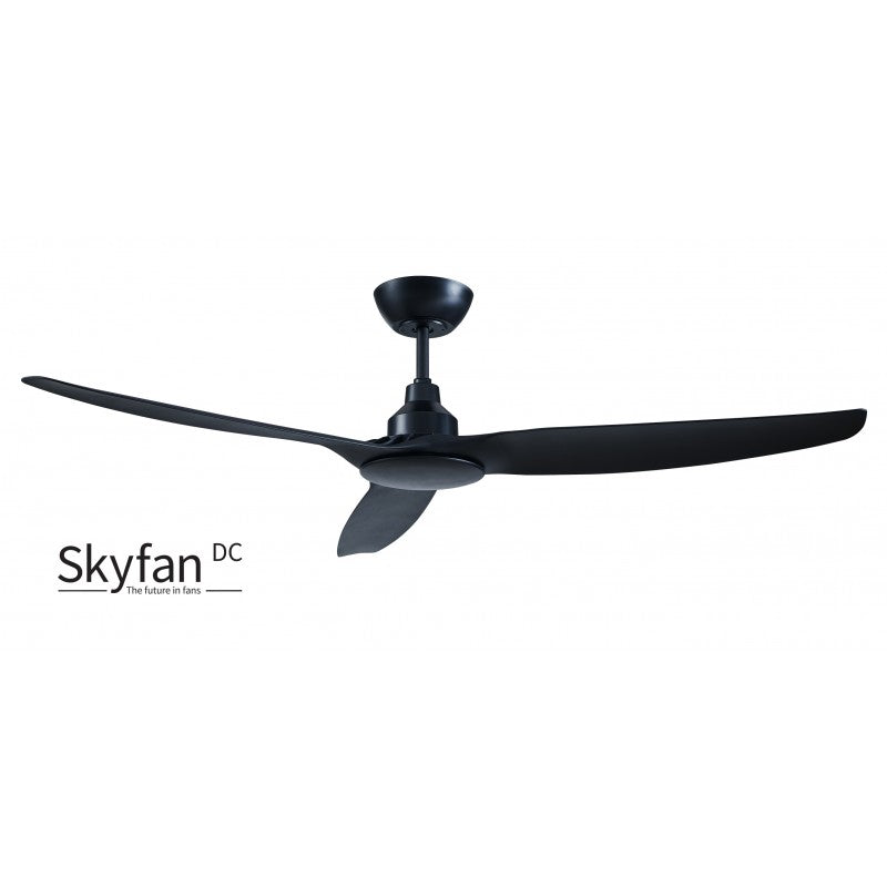 Skyfan 60"/1500mm 3 Blade Black DC Motor Glass Fibre Composite Ceiling Fan