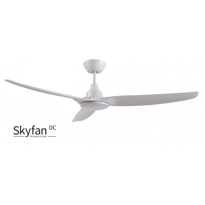 Skyfan 60&quot;/1500mm 3 Blade White with LED Light DC Motor Glass Fibre Composite Ceiling Fan
