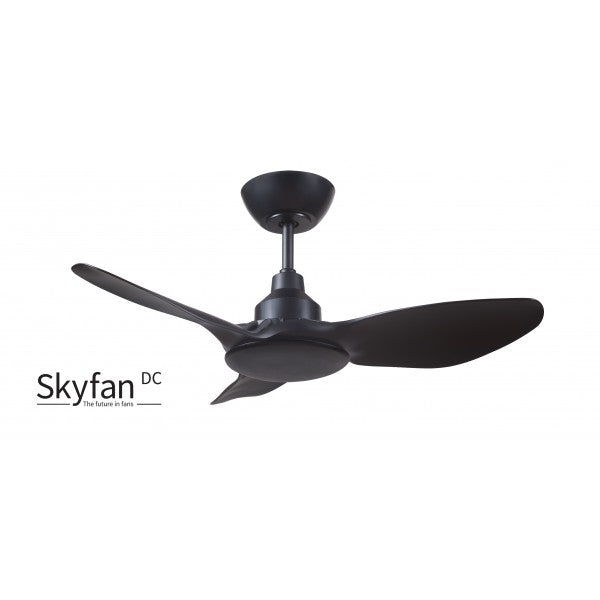 Skyfan 36&quot;/900mm 3 Blade Black DC Motor Glass Fibre Composite Ceiling Fan