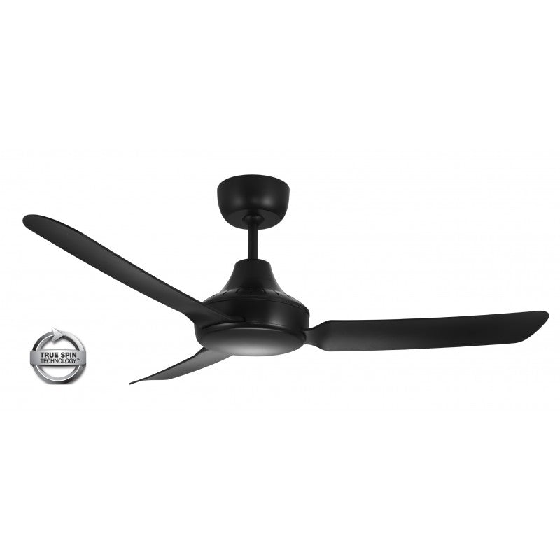 Stanza 48"/1220mm Black 3 Blade AC Ceiling Fan
