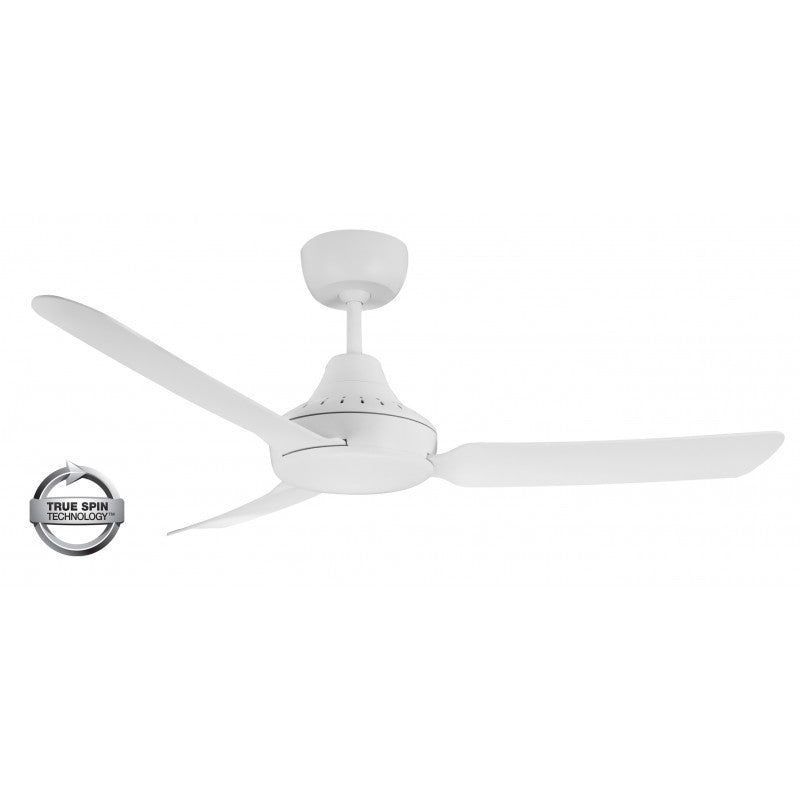 Stanza 48"/1220mm White 3 Blade AC Ceiling Fan