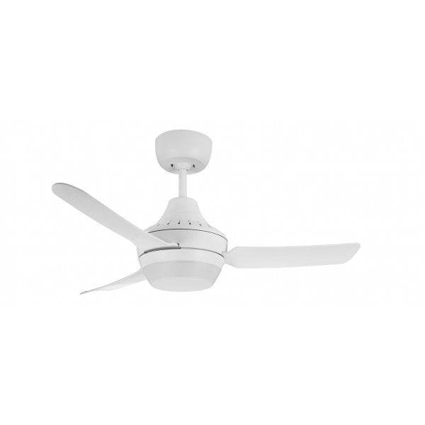 Stanza 36"/900mm White with B22 Light 3 Blade AC Ceiling Fan