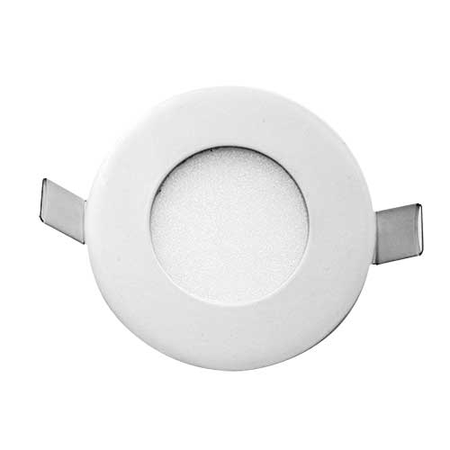 Stow White Round-830 Recessed LED Stair Fixture