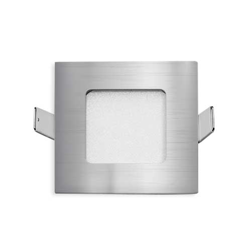 Stow Silver Square-850 Recessed LED Stair Fixture