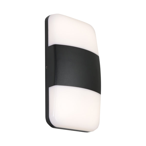 Umina Black Modern LED Tri-Colour Exterior