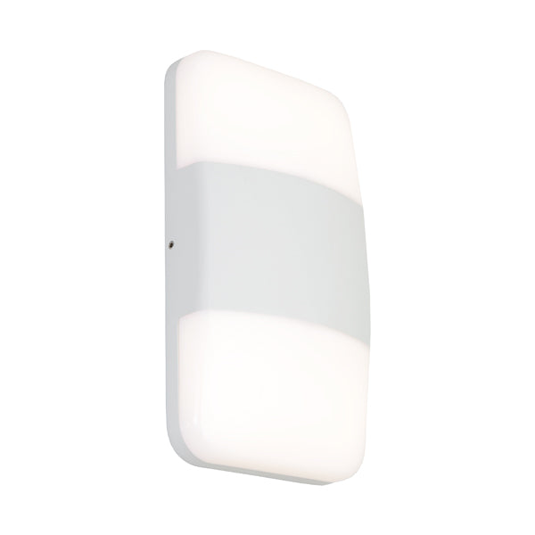 Umina White Modern LED Tri-Colour Exterior