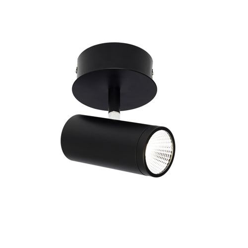 Urban 1 Light Black Architectural Slim LED Spotlight