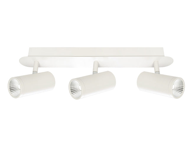 Urban 3 Light White Architectural Slim LED Spotlight