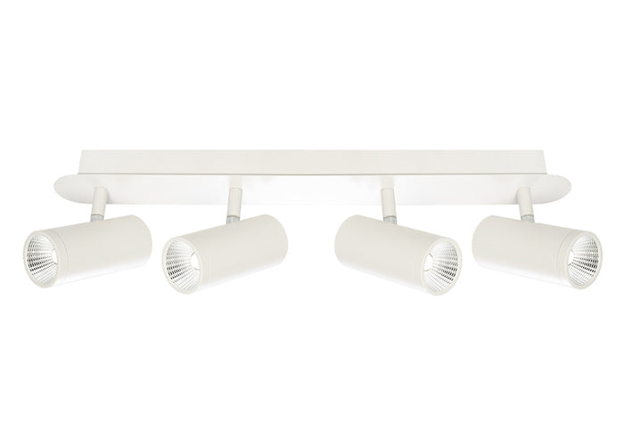 Urban 4 Light White Architectural Slim LED Spotlight