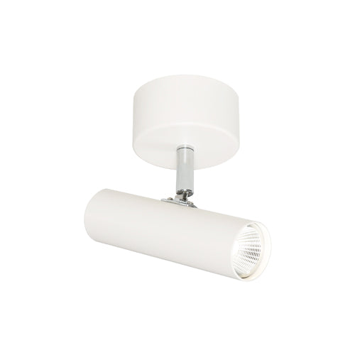 Vector 1 Light White Round Architectural Slim LED Spotlight